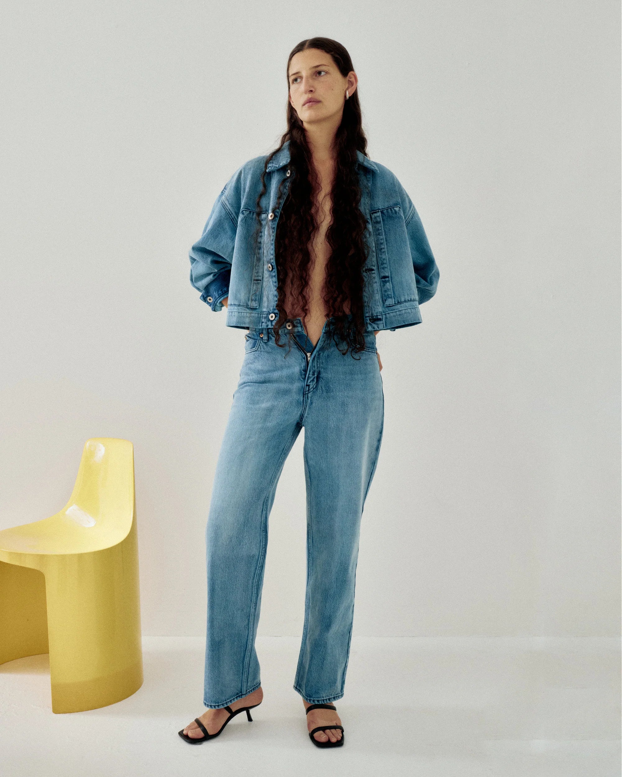 Cropped Denim Jacket