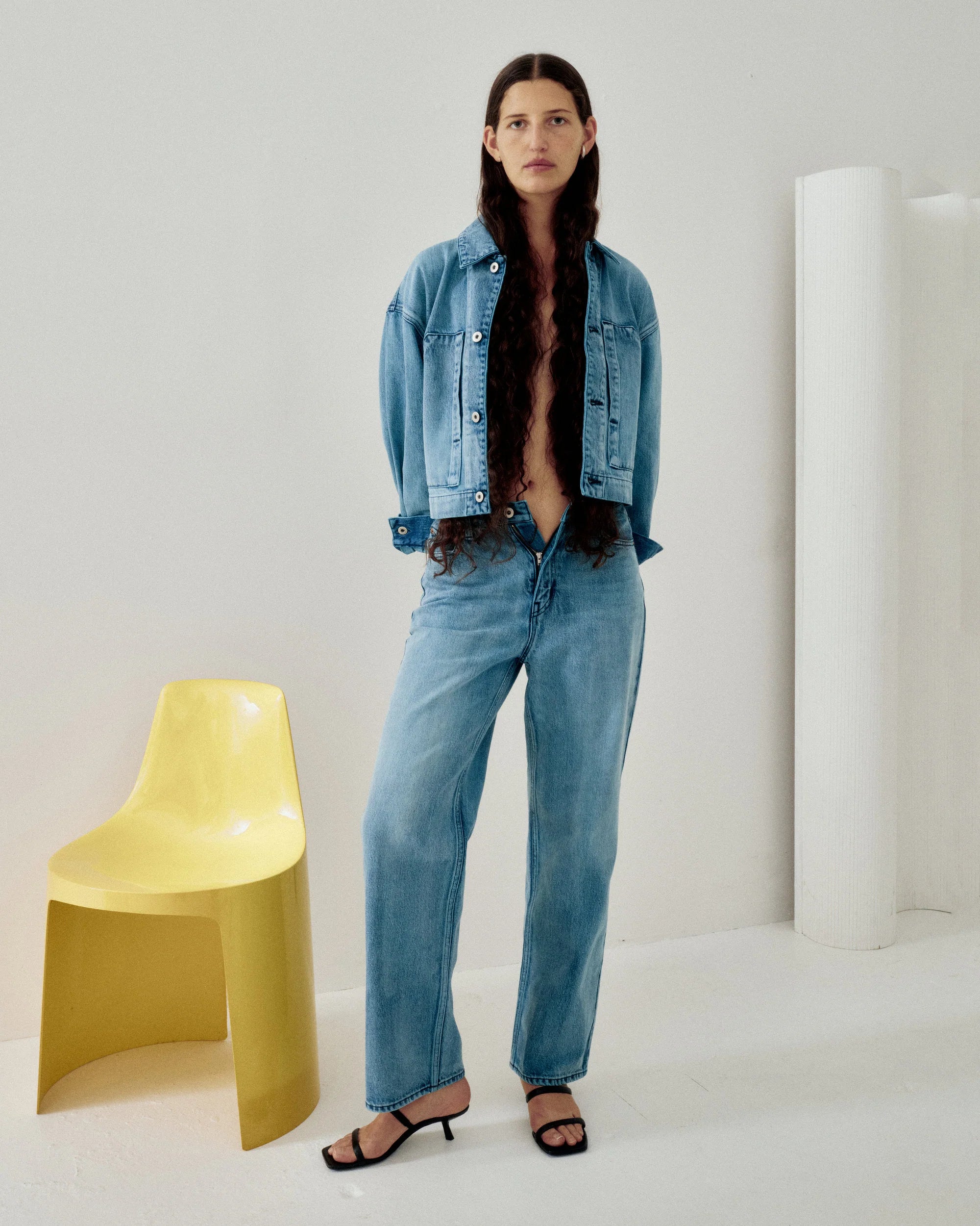 Cropped Denim Jacket