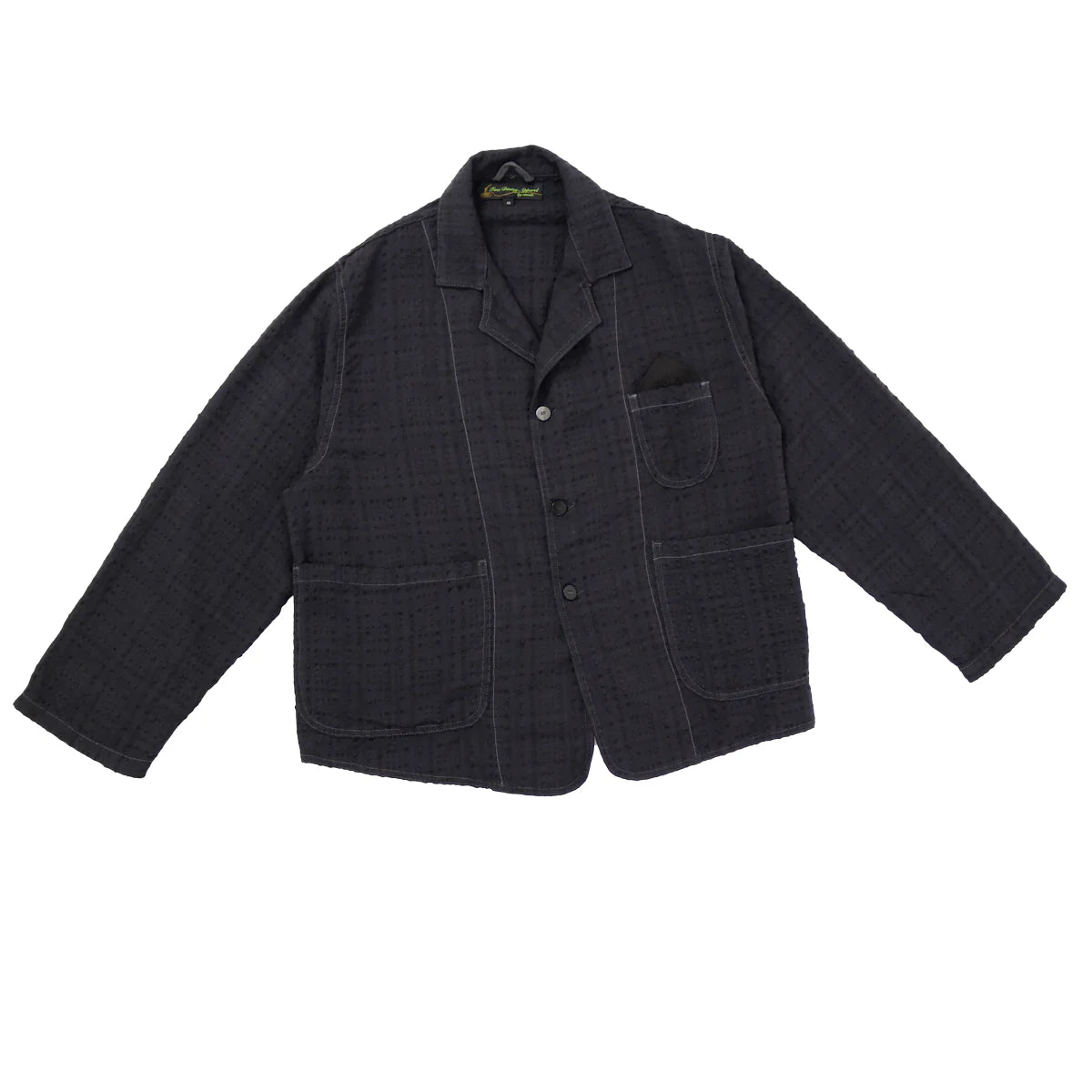 Dinner Jacket - Black Sesame Rayon