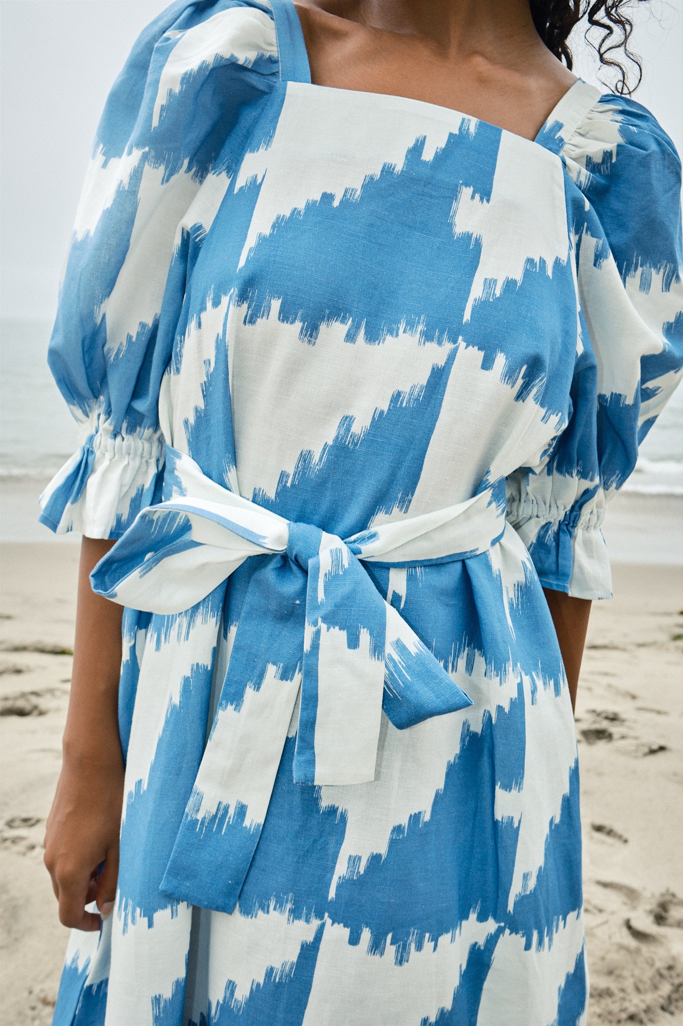 Zoom Dress - Houndstooth Marine