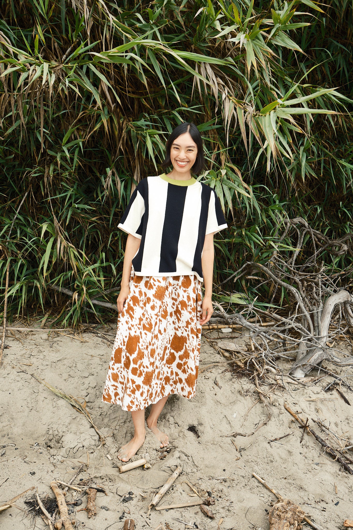 Play Skirt - Cow Print