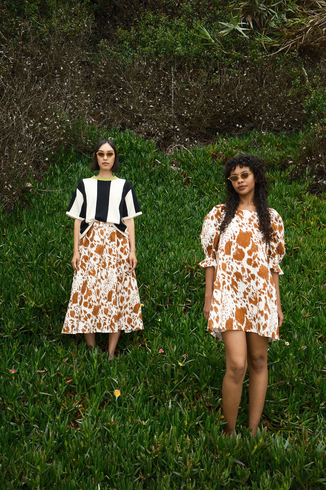 Felix Dress - Cow Print