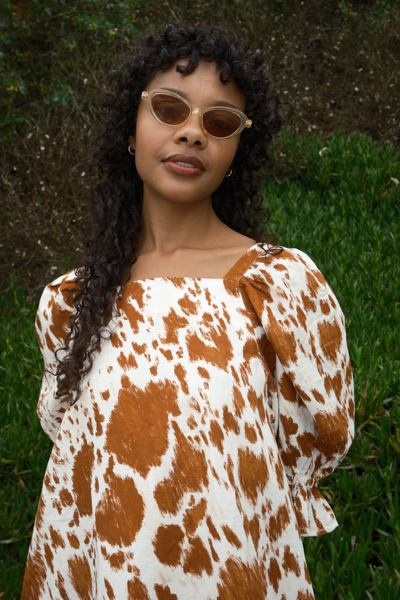 Felix Dress - Cow Print