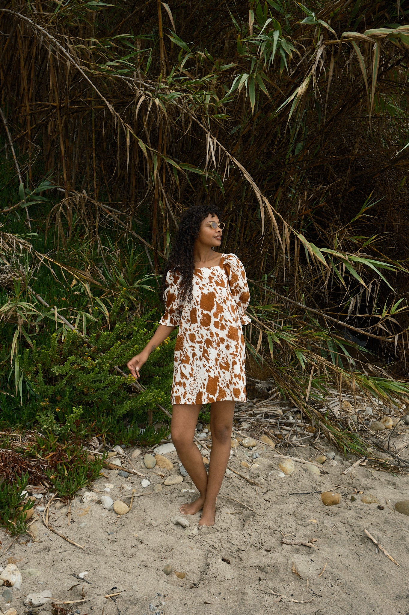 Felix Dress - Cow Print