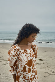 Felix Dress - Cow Print