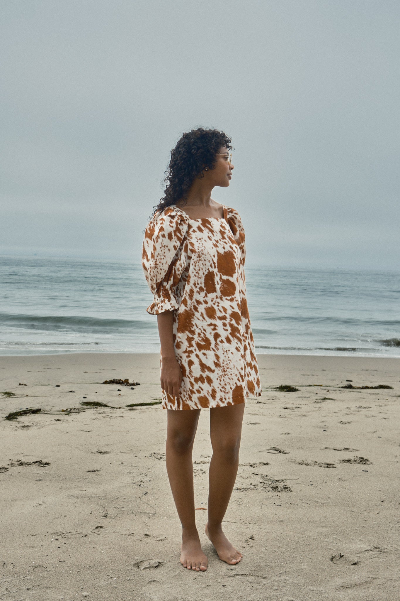 Felix Dress - Cow Print