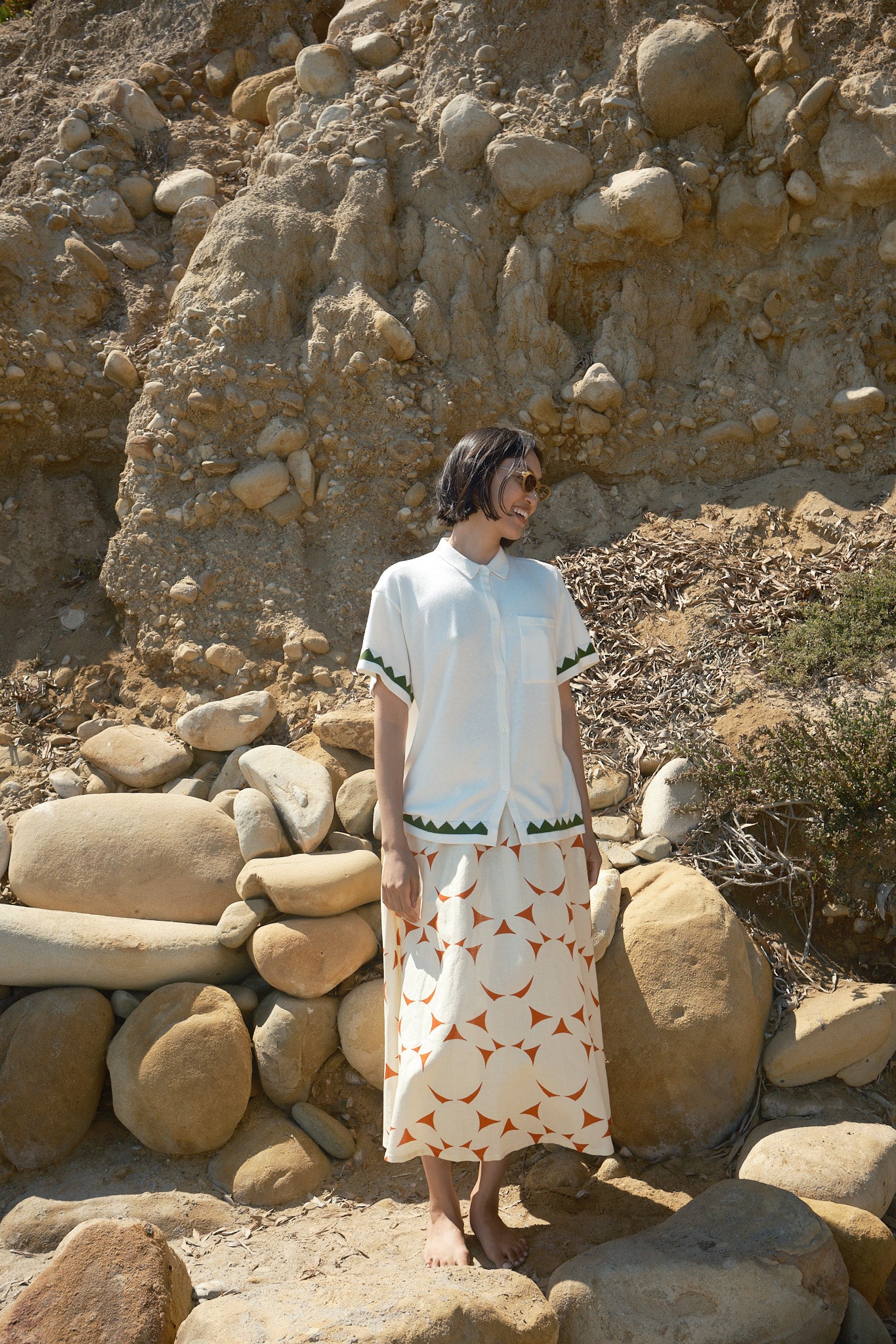 Play Skirt - Fruit Bell Tomato/Cream