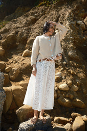 Shiloh Cotton Cardigan - Oatmeal