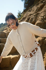 Shiloh Cotton Cardigan - Oatmeal