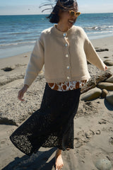 Shiloh Cotton Cardigan - Oatmeal