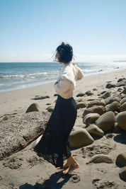 Mari Lace Skirt - Black