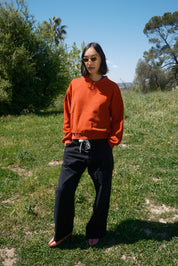 Noah Henley Sweatshirt - Pepper