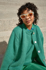 Sheba Cardigan Sweater - Clover