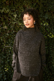 Silas Funnel Neck Pullover - Stone