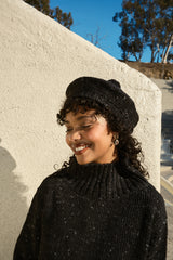Pom Pom Beret - Stone