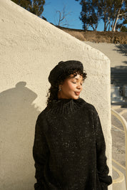 Silas Funnel Neck Pullover - Stone