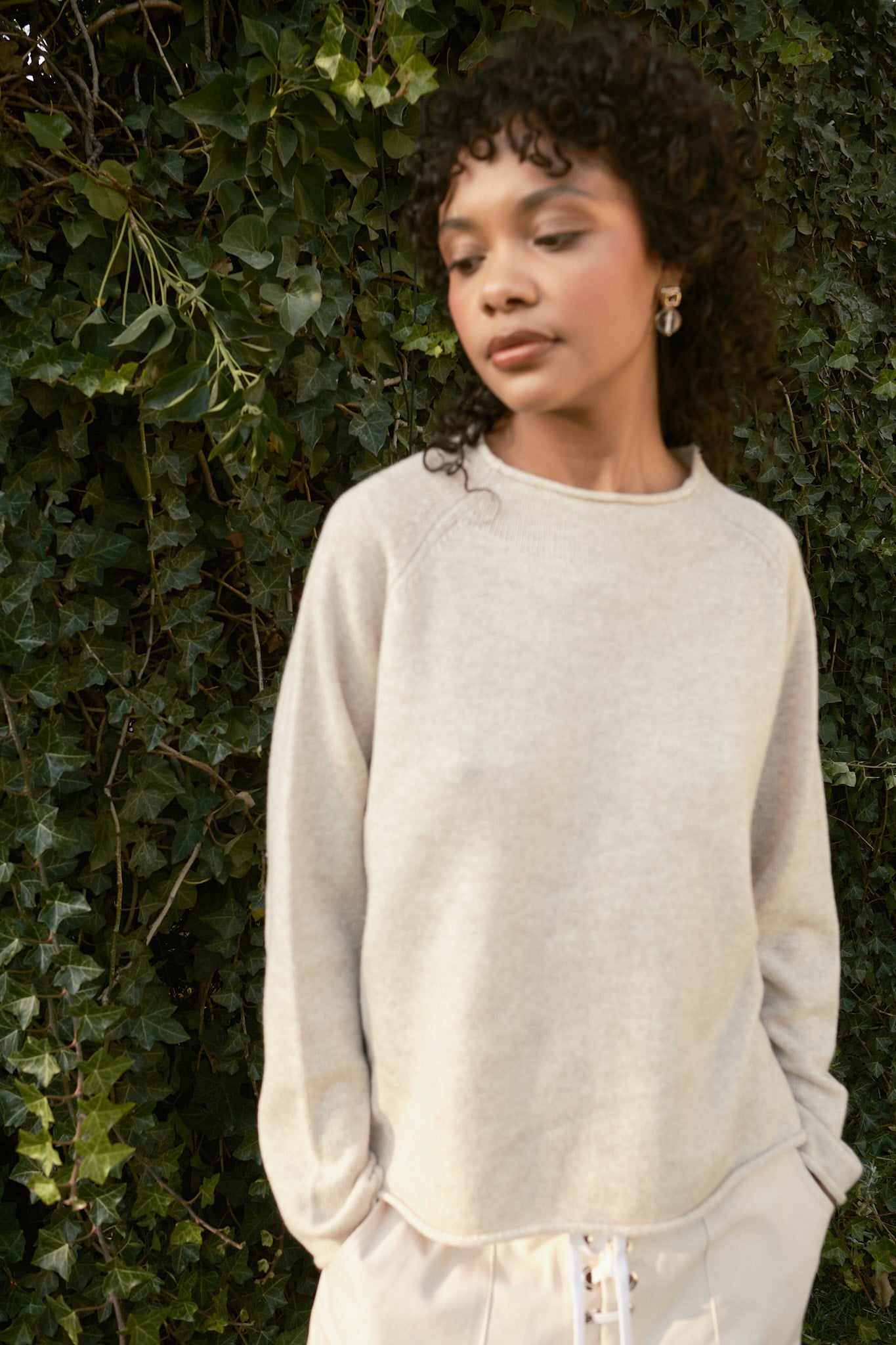 Iris Rollneck Pullover - Parchment