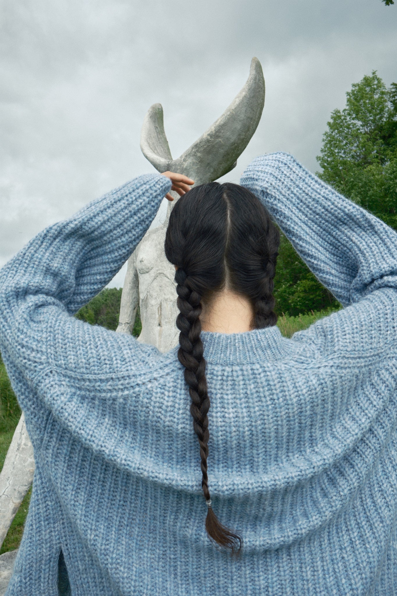 Sybil Ribbed Cardigan - Powder