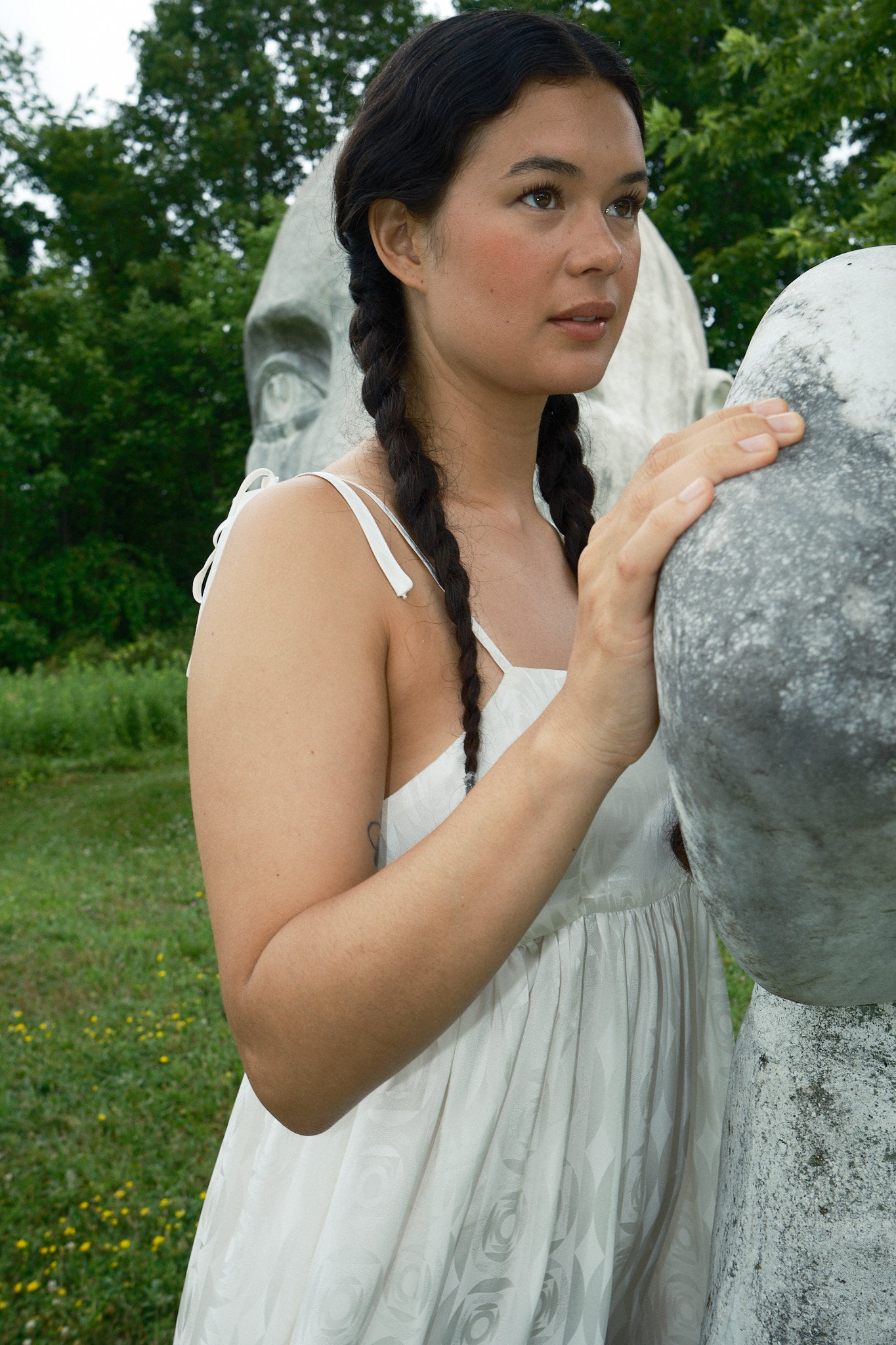 Seraphina Tank Dress - White