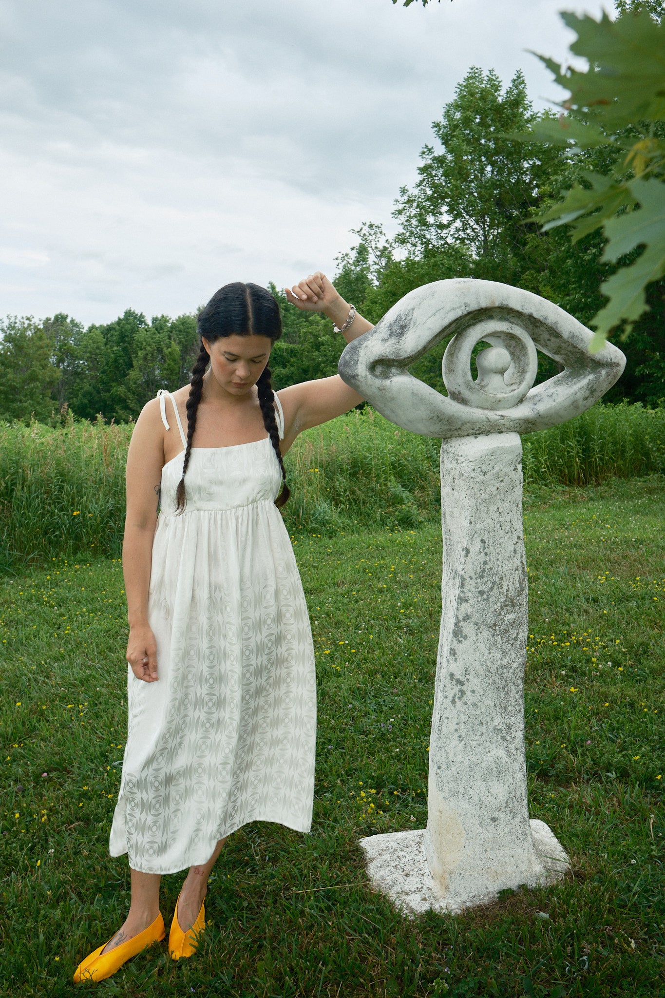 Seraphina Tank Dress - White