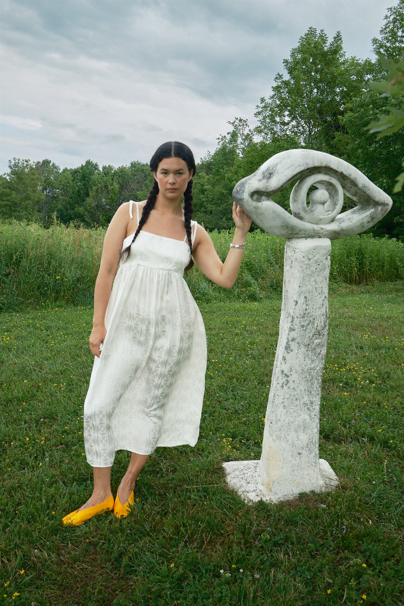 Seraphina Tank Dress - White