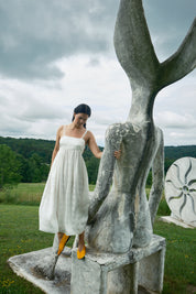 Seraphina Tank Dress - White