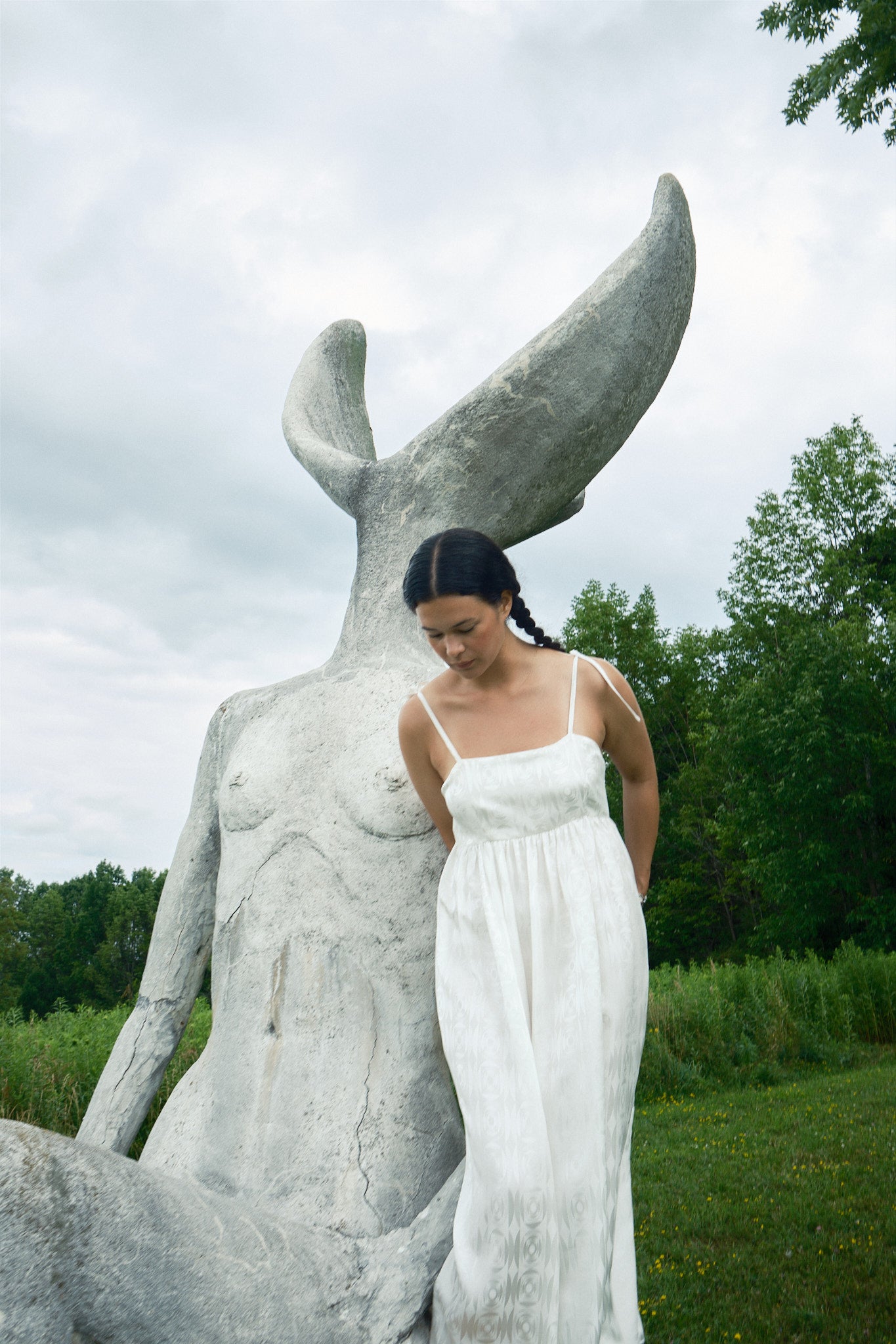 Seraphina Tank Dress - White