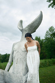 Seraphina Tank Dress - White