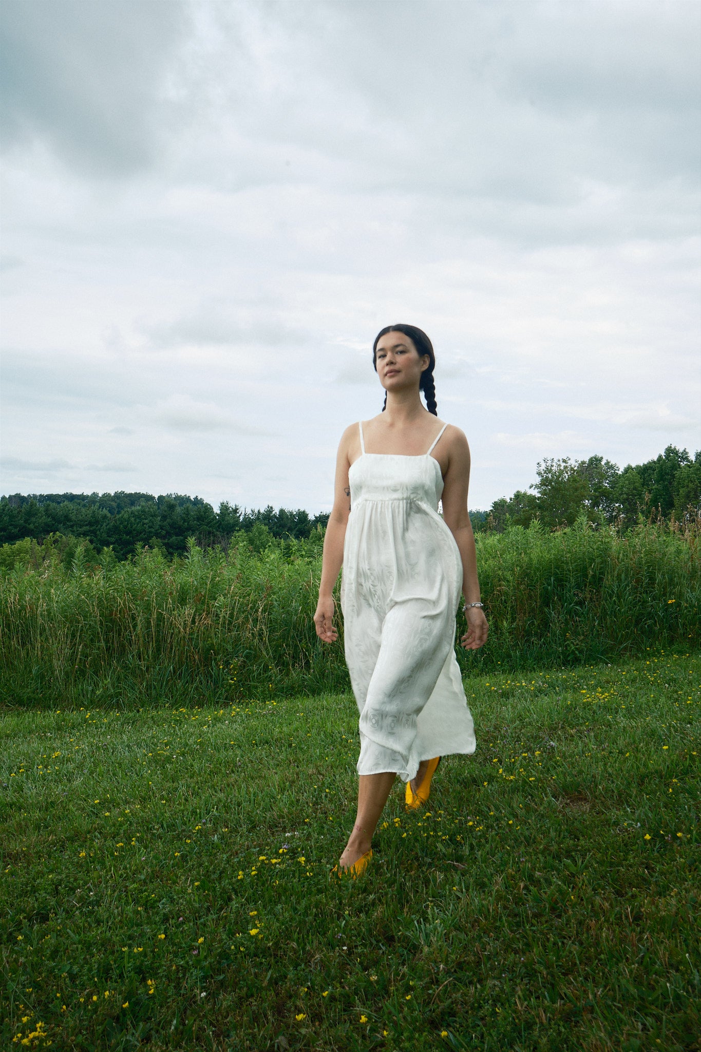 Seraphina Tank Dress - White