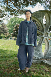 Forager Coat - Sesame Linen