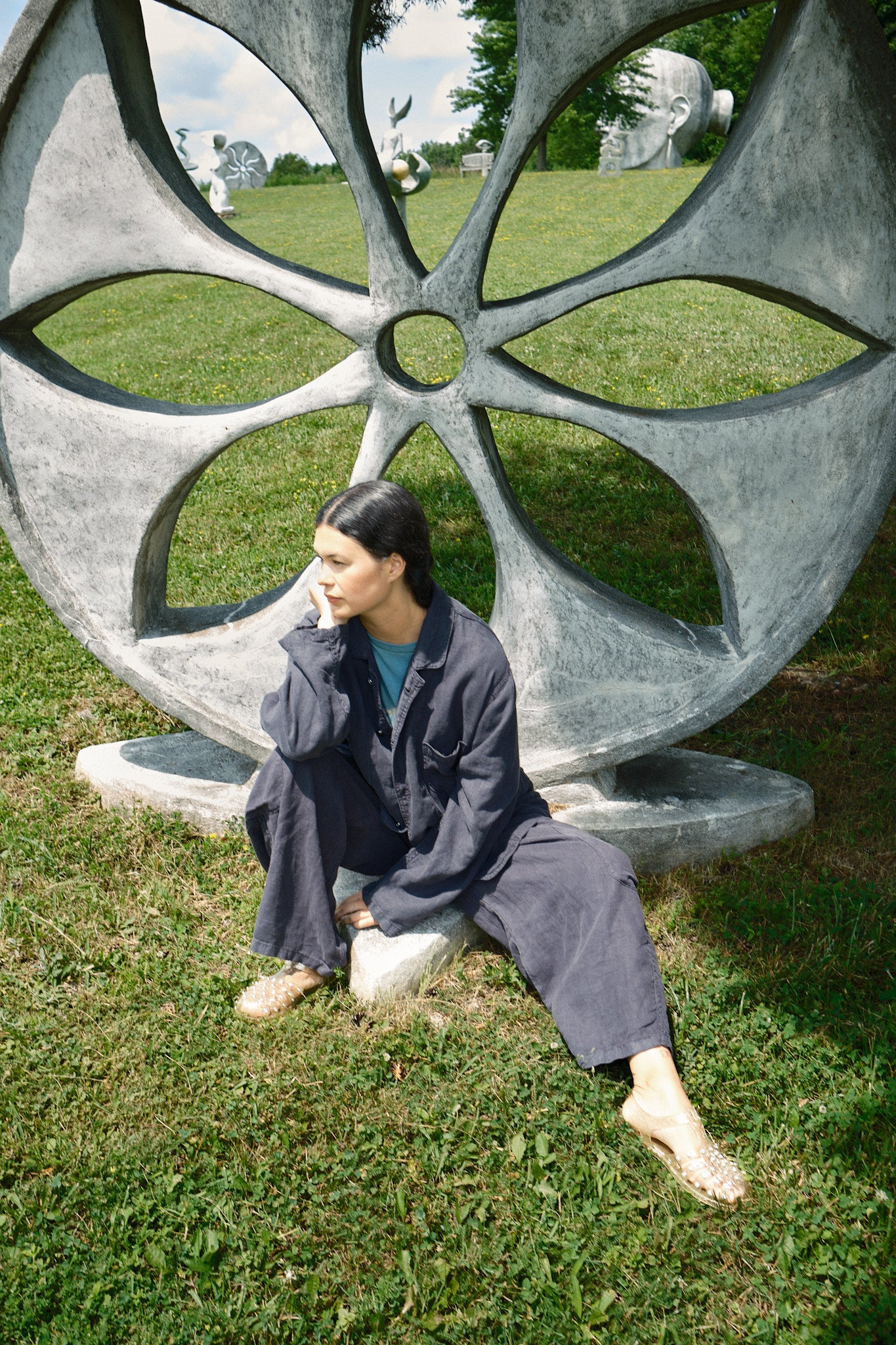 Forager Coat - Sesame Linen