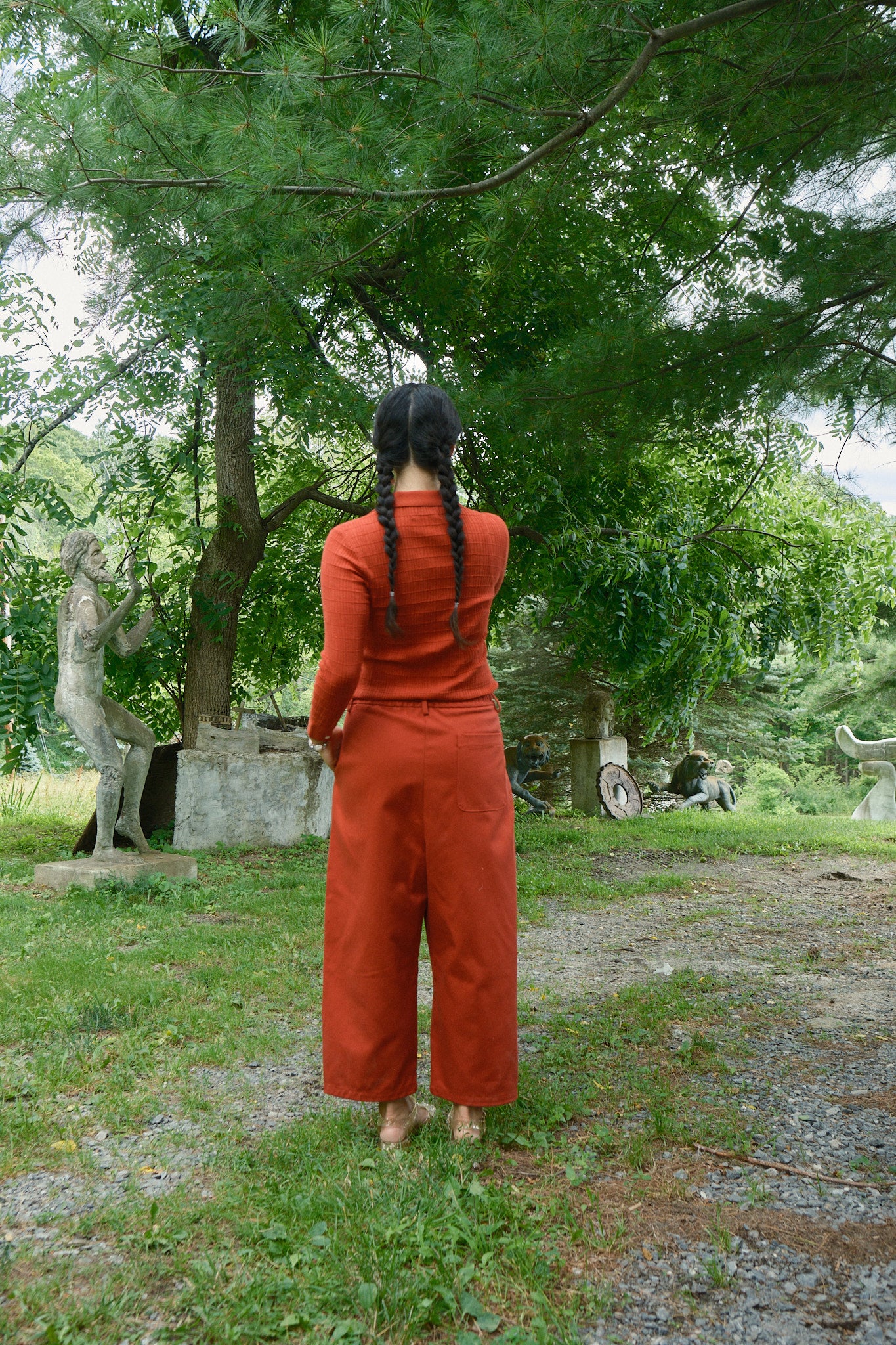 Studio Pant - Cherry