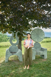 Nikki Chasin x The House That Lars Built Dylan Shirt in Midsommar Plaid