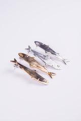 Sardine Earrings - Bronze