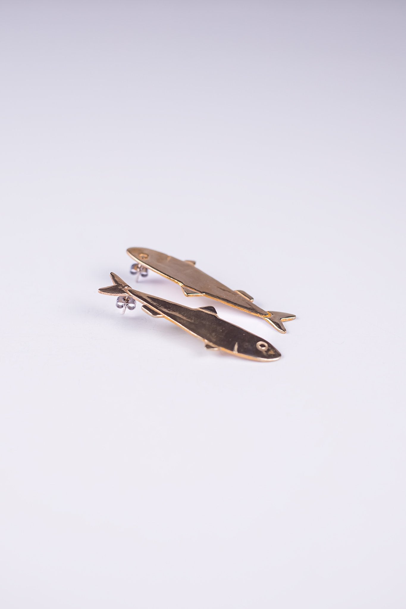 Sardine Earrings - Bronze