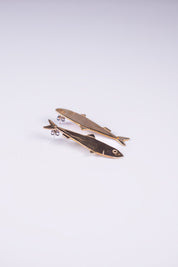Sardine Earrings - Bronze