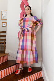 Nikki Chasin x The House That Lars Built Zoom Dress in Midsommar Plaid