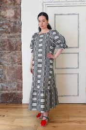 Nikki Chasin x The House That Lars Built Zoom Dress in Licorice Astrid Weave