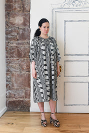 Nikki Chasin x The House That Lars Built Ballad Dress in Licorice Astrid Weave