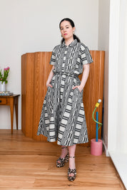 Nikki Chasin x The House That Lars Built Play Skirt in Licorice Astrid Weave