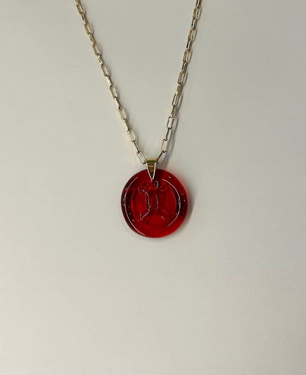 Zodiac Pendant Necklace - Garnet