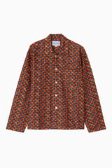 Homer Buttondown Cotton/Silk - Kaleidoscope Rainbow