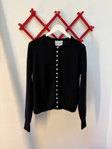 Clarence Merino Cardigan - Black