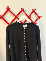 Clarence Merino Cardigan - Black