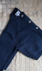Shiloh Cotton Cardigan - Navy