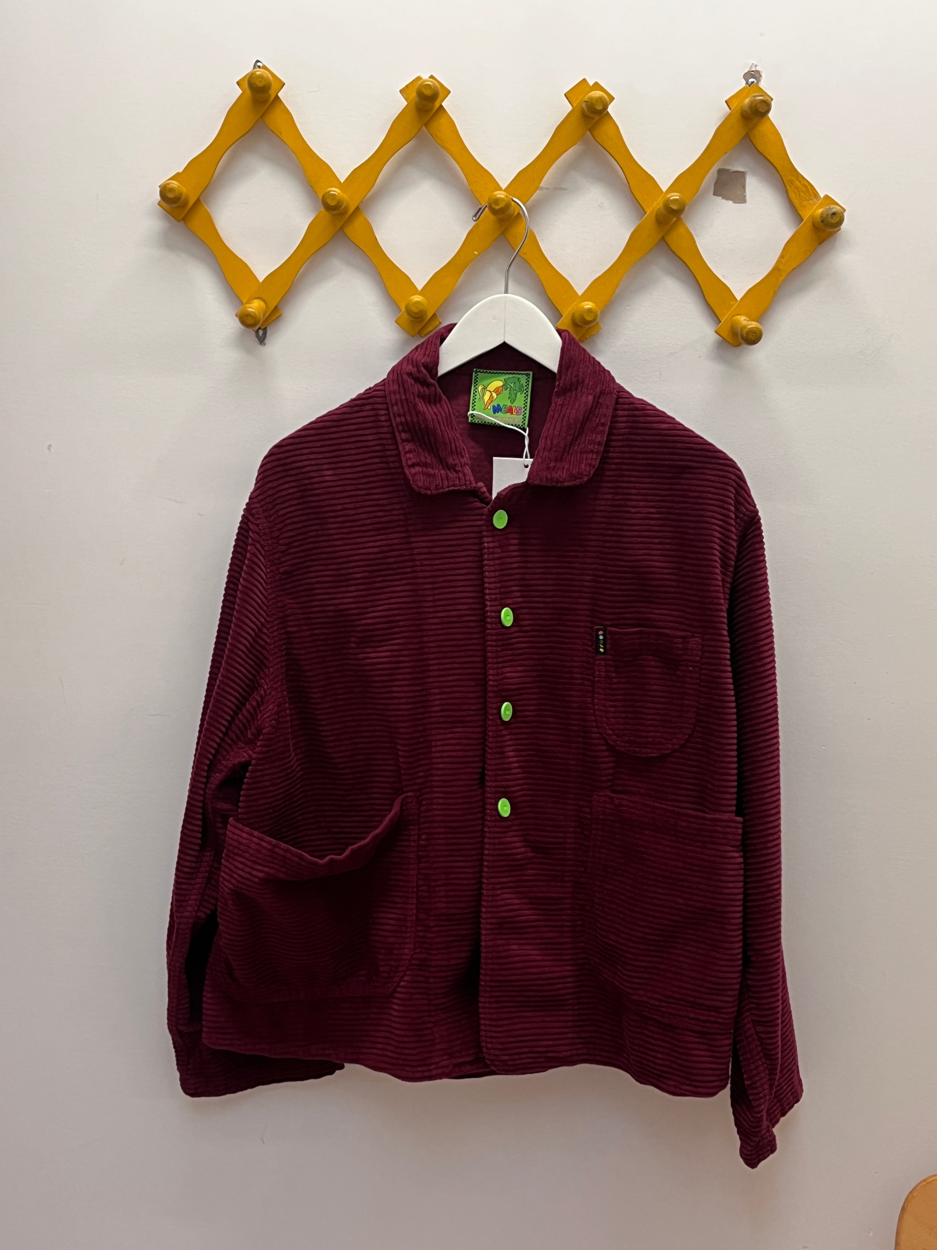 Forager Coat - Horizontal Corduroy Wine