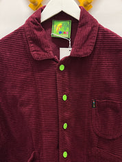 Forager Coat - Horizontal Corduroy Wine