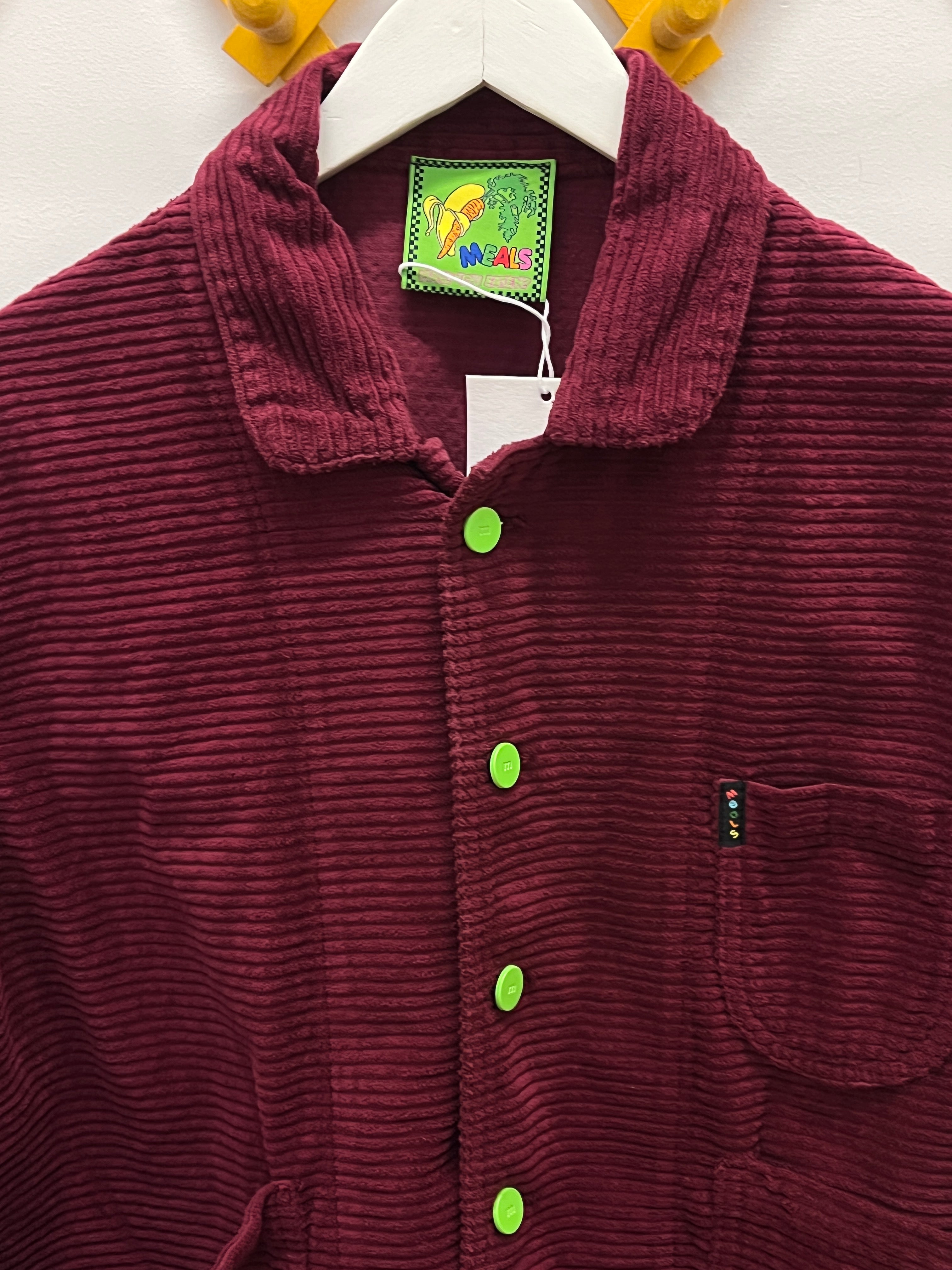 Forager Coat - Horizontal Corduroy Wine