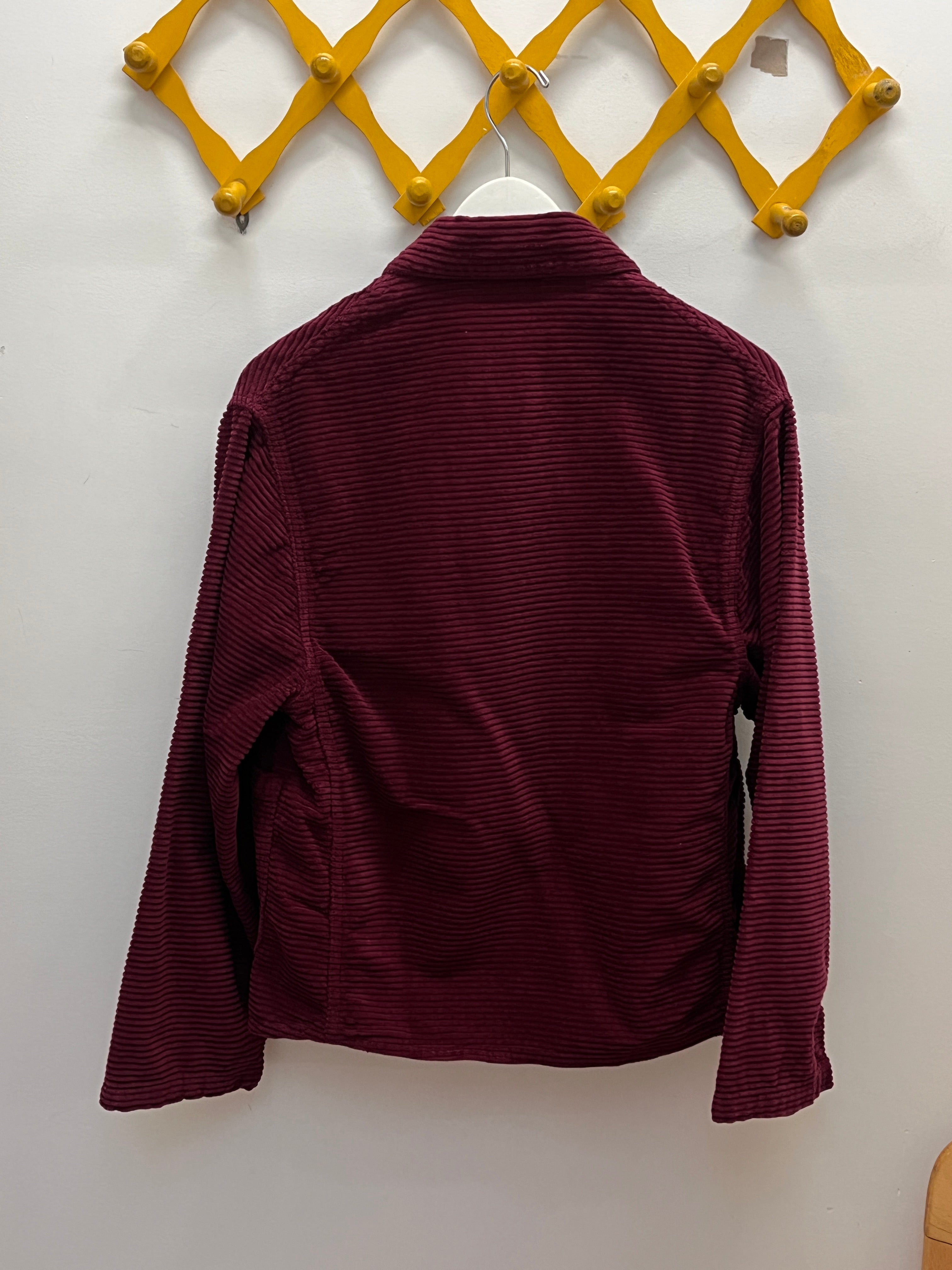 Forager Coat - Horizontal Corduroy Wine