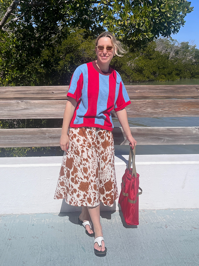 Play Skirt - Cow Print